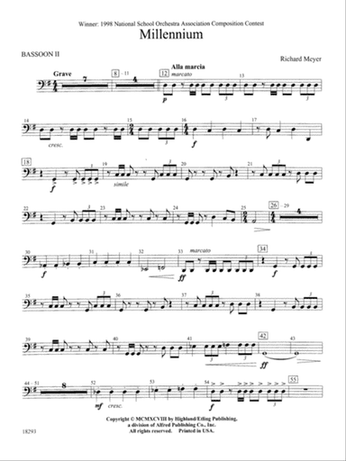 Millennium: 2nd Bassoon