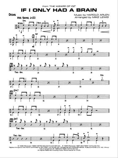 If I Only Had a Brain: Drums