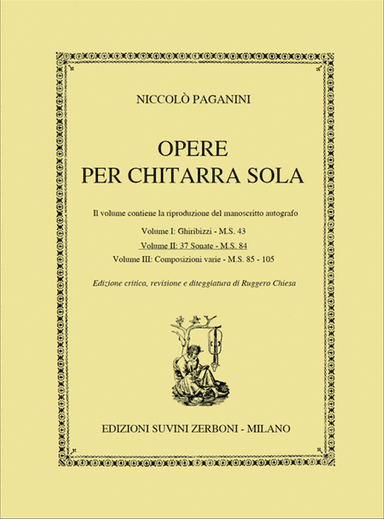 Opere per Chitarra Sola Vol. 2: