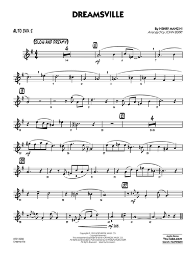 Dreamsville - Alto Sax 2