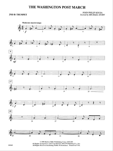 Washington Post: 2nd B-flat Trumpet