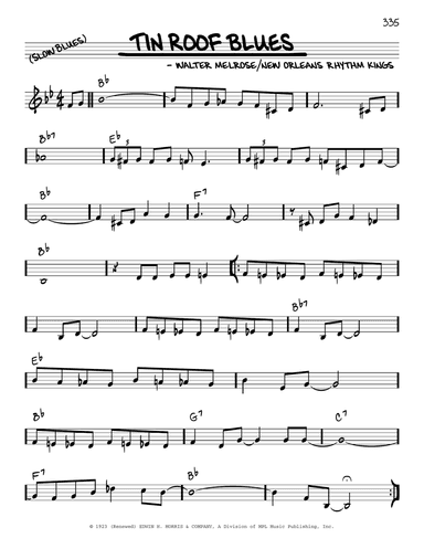 Tin Roof Blues (arr. Robert Rawlins)