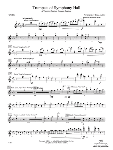 Trumpets of Symphony Hall: Flute
