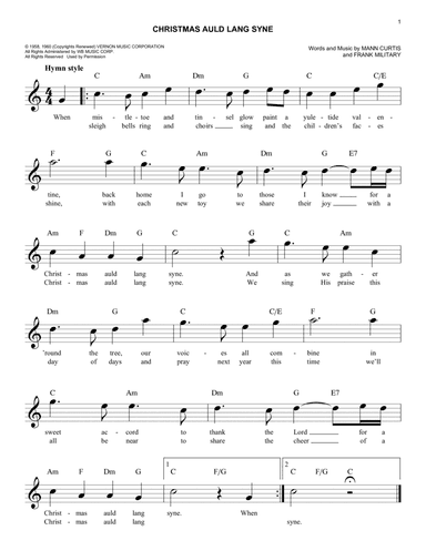 Christmas Auld Lang Syne