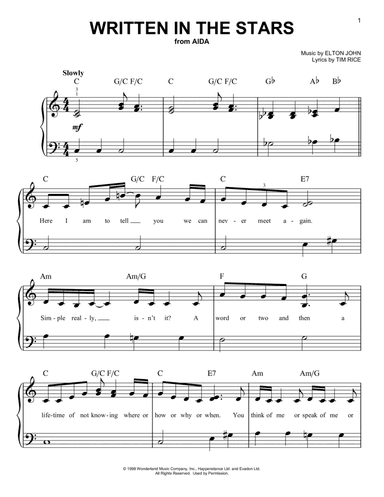Written In The Stars (from Aida)