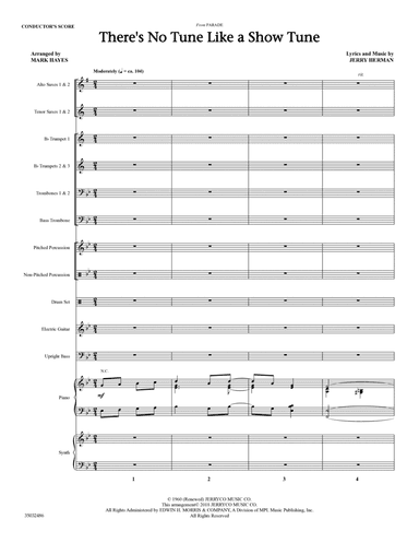 There's No Tune Like a Show Tune (arr. Mark Hayes) - Full Score