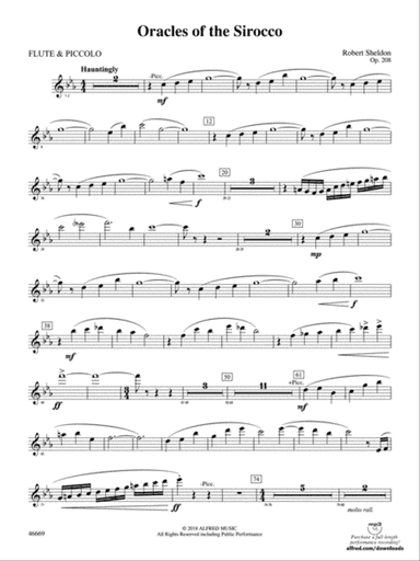 Oracles of the Sirocco: Flute