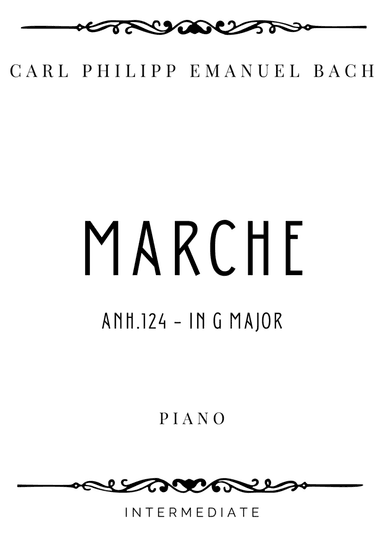 C.P.E. Bach - Marche in G Major (BWV 124) - Intermediate