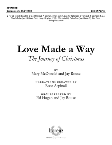 Love Made a Way - Set of Parts (Digital Download)