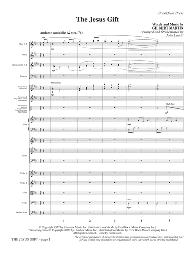 The Jesus Gift (arr. John Leavitt) - Full Score