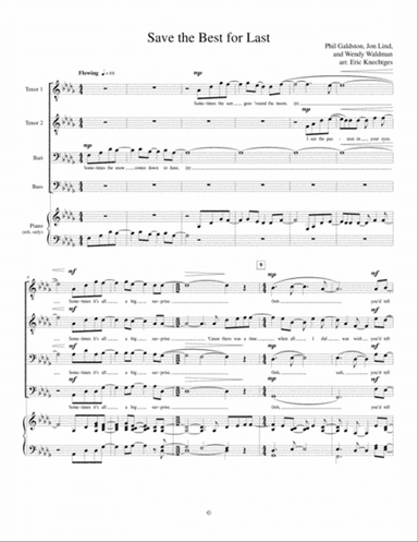 Save The Best For Last