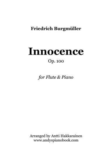 Innocence Op. 100 - Flute & Piano
