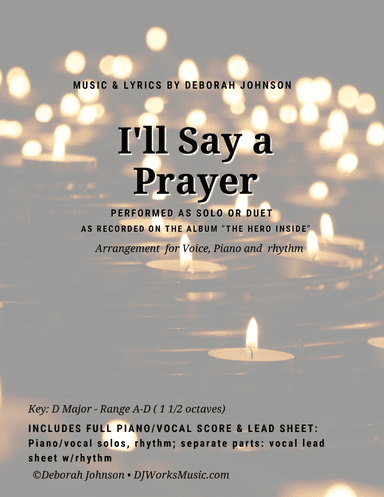 I'll Say a Prayer- from The Hero Inside