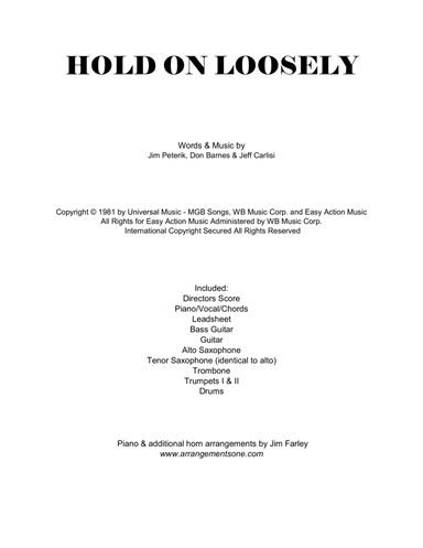 Hold On Loosely