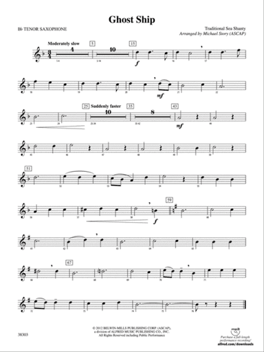 Ghost Ship: B-flat Tenor Saxophone