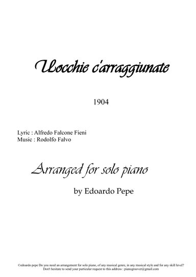 Uocchie c'arraggiunate