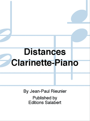 Distances Clarinette-Piano