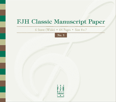FJH Classic Manuscript Paper No. 1