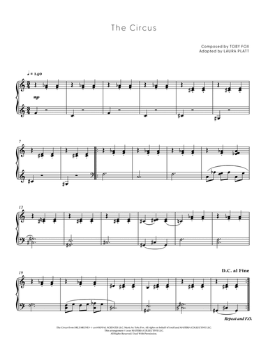 The Circus (DELTARUNE - Piano Sheet Music)