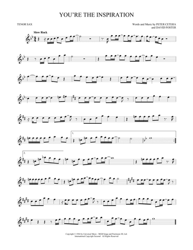 You're The Inspiration