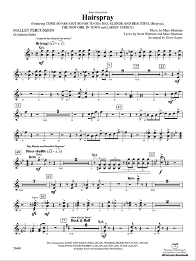 Hairspray, Selections from: Mallets