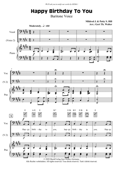 Happy Birthday To You