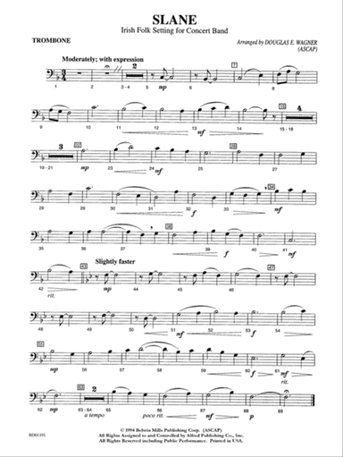Slane: 1st Trombone