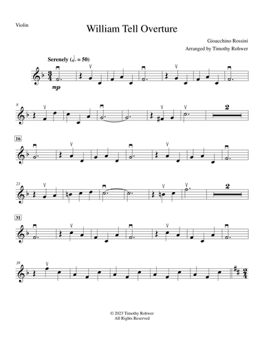 William Tell Overture - Violin Solo