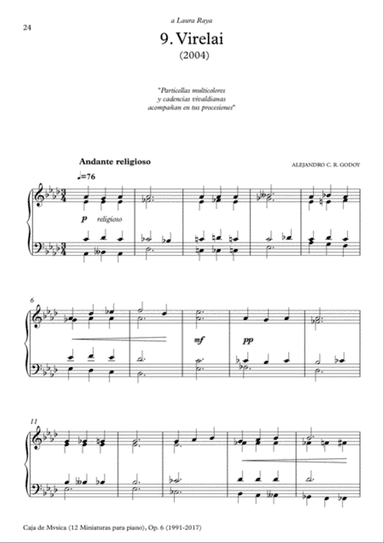 Caja de Mvsica, Op.6 (2017) 9. Virelai