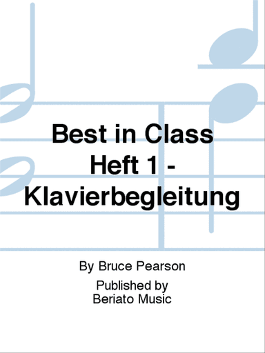 Best in Class Heft 1 - Klavierbegleitung
