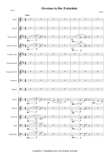 Overture to Der Freischutz