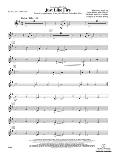 Just Like Fire: Baritone T.C.