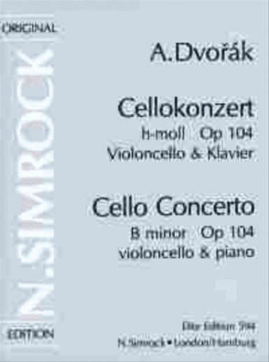 Cellokonzert H-Moll Op. 104