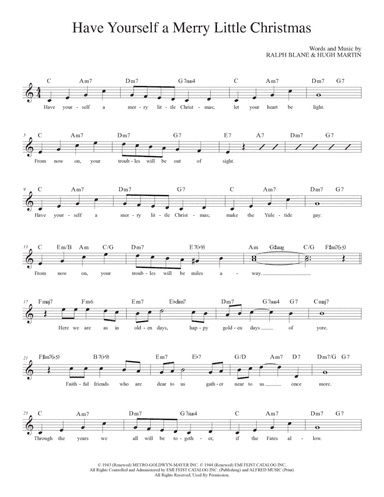 Have Yourself A Merry Little Christmas