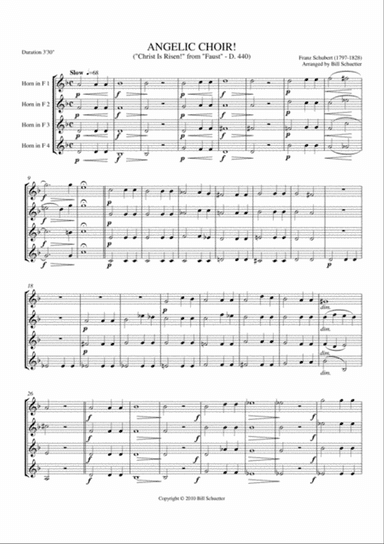 Angelic Choir from Faust, D. 440
