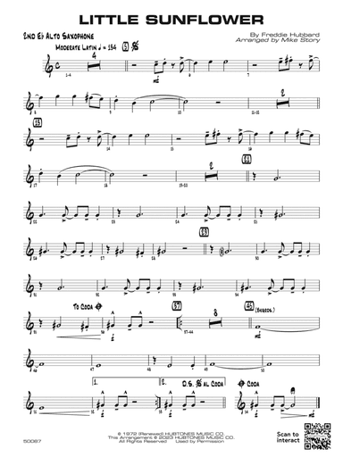 Little Sunflower: 2nd E-flat Alto Saxophone