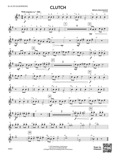 Clutch: E-flat Alto Saxophone