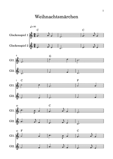Stille Nacht“, „Schneeflöckchen, Weißröckchen“, „Kling, Glöckchen, klingeling“, „Am Weihnachtsbaum“