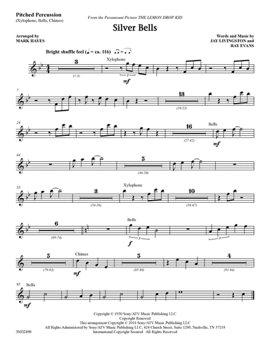 Silver Bells (arr. Mark Hayes) - Pitched Percussion