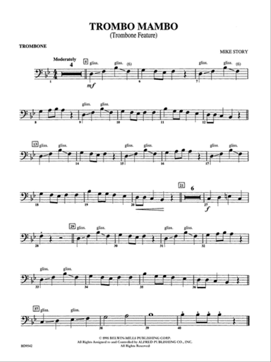 Trombo Mambo (Trombone Feature): 1st Trombone