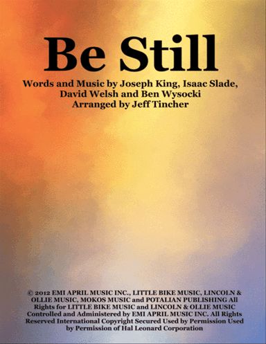 Be Still