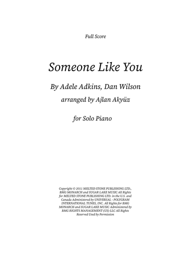 Someone Like You