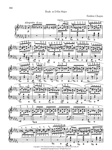 Etude in D-flat Major, from Trois Nouvelles Etudes from Methode des methodes de piano