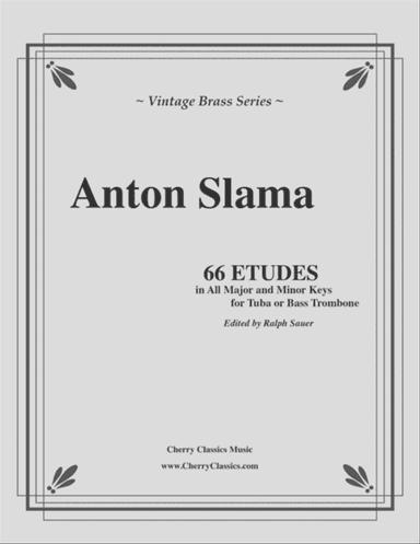66 Etudes in all Major and Minor Keys for Tuba or Bass Trombone