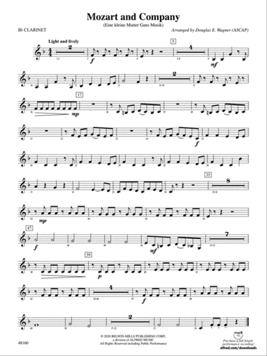 Mozart and Company: 1st B-flat Clarinet