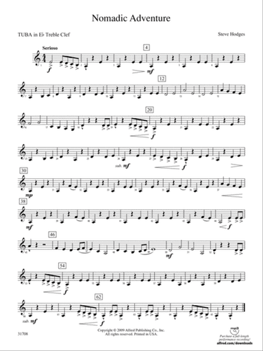 Nomadic Adventure: (wp) E-flat Tuba T.C.