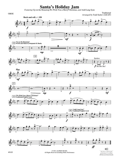 Santa's Holiday Jam: Oboe