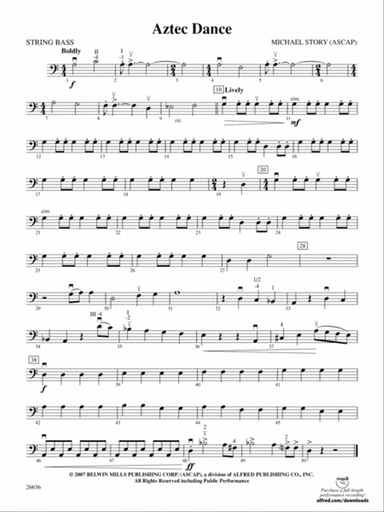 Aztec Dance: String Bass