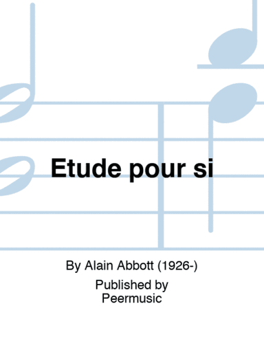 Etude pour si