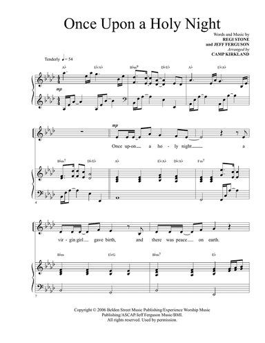 Once Upon A Holy Night (arr. Camp Kirkland)